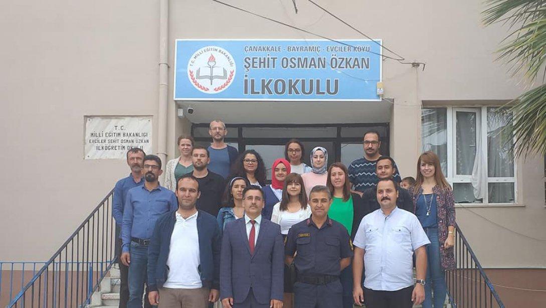 İlçe Milli Eğitim Müdürü Mehmet ETİK Köy Okullarını ziyaret etti