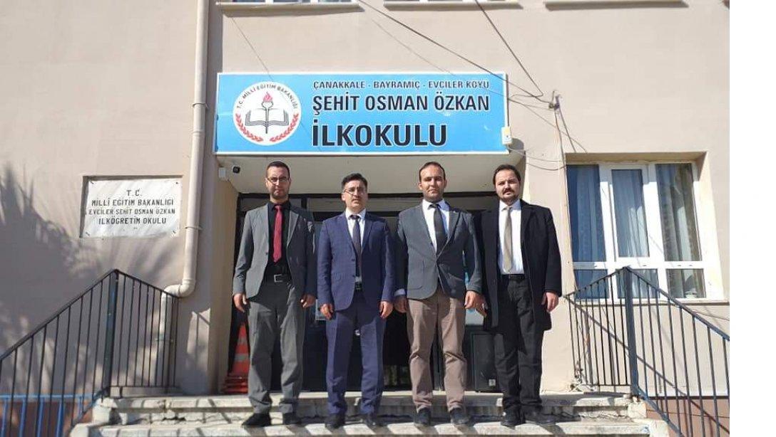 Evciler Şehit Osman Özkan Ortaokulunu Ziyaret