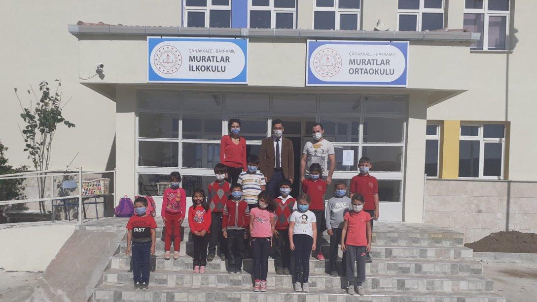 Güçlendirme Çalışmaları Biten Muratlar İlkokulu Ve Ortaokulu Eğitim Öğretime Başladı