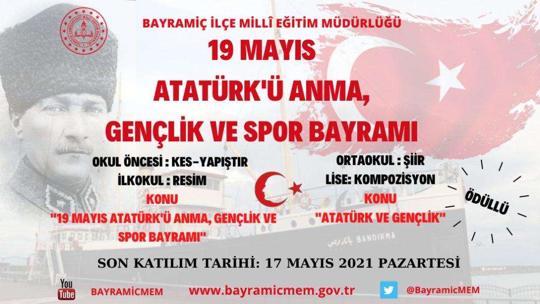 19 Mayıs Atatürk'ü Anma, Gençlik ve Spor Bayramı Etkinlikleri 