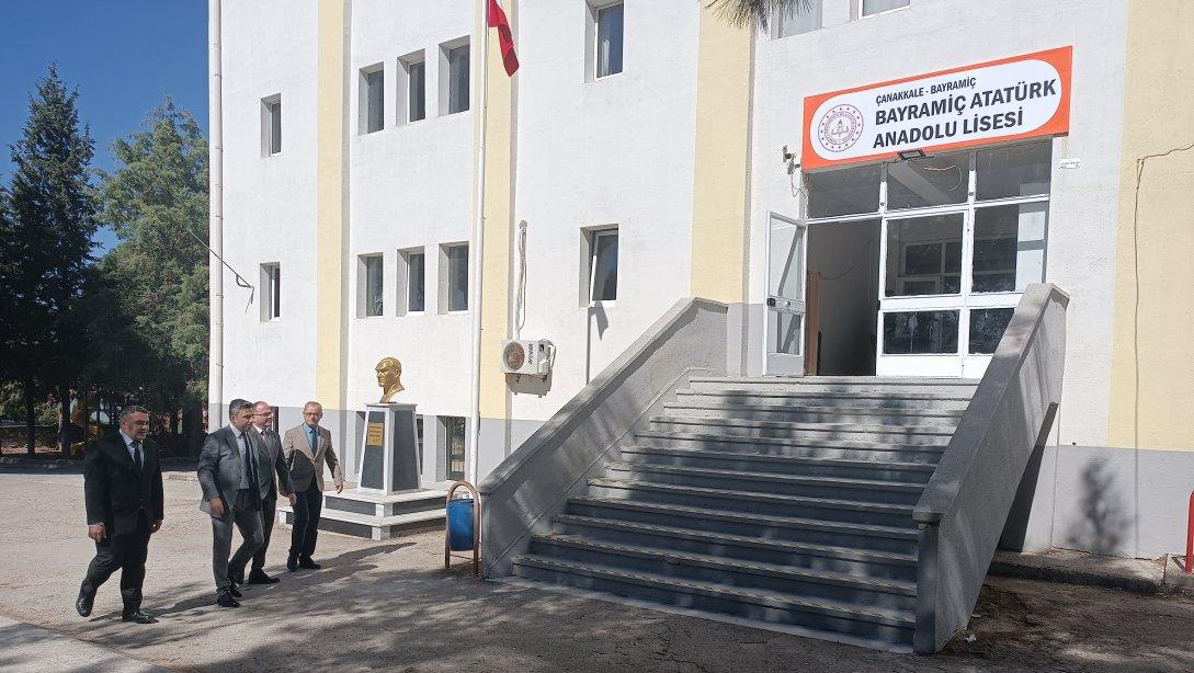 Kaymakam Sayın Emrah BÜTÜN, Atatürk Anadolu Lisesi'ni Ziyaret Etti