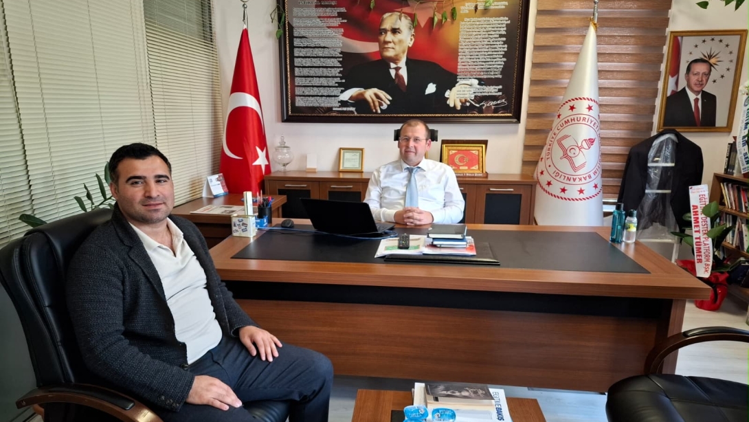 Gençlik ve Spor İlçe Müdürü Ahmet ÇAYLAN'dan Hayırlı Olsun Ziyareti